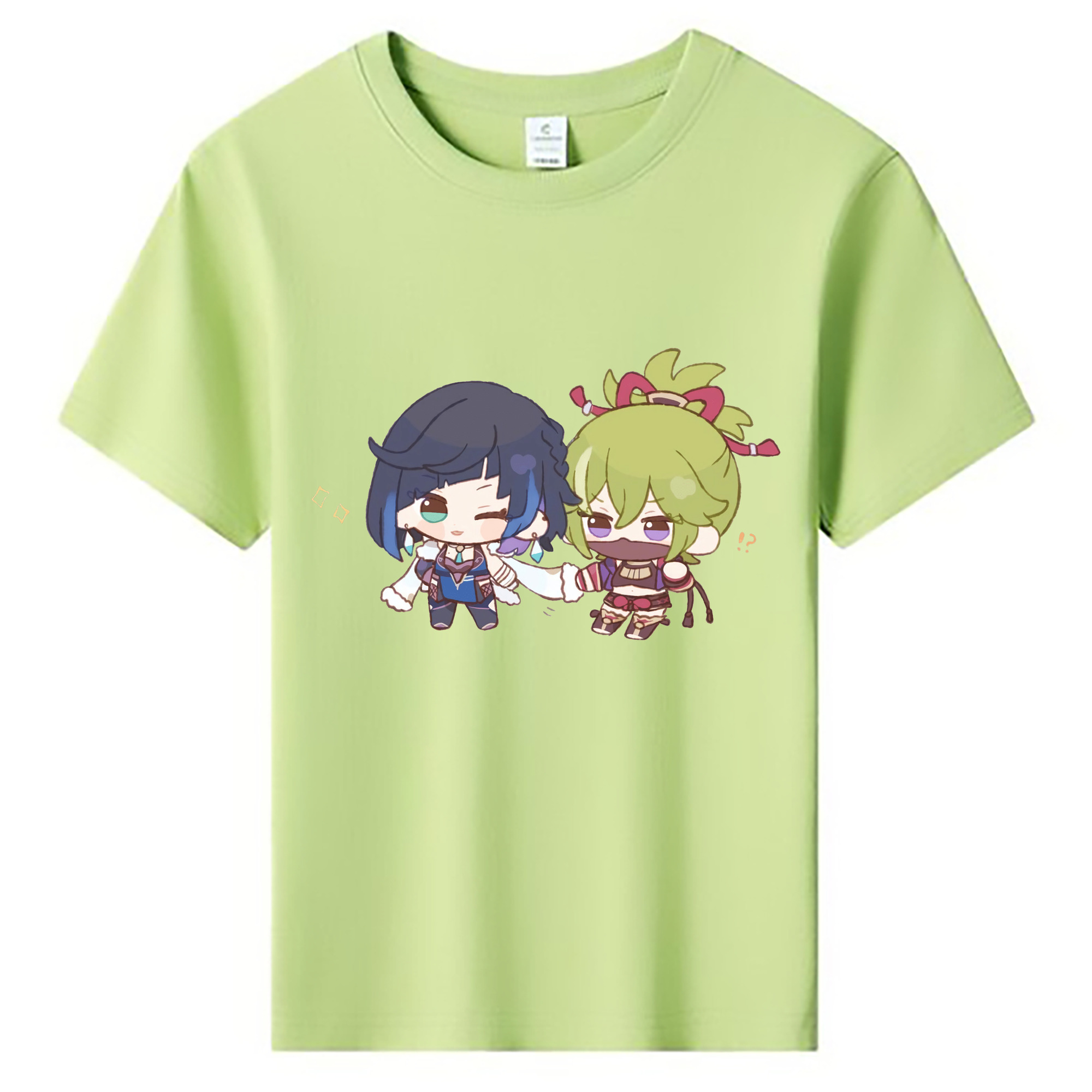 げんし神  久岐忍 くき しのぶ genshin Kuki Shinobu 綿100％キッズTシャツ（フロントプリント）